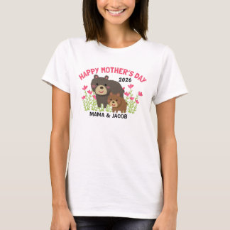 T-shirt Joyeuse Fête des Mères Personnalisée