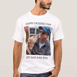 T-shirt Joyeuse Fête des Pères Meilleur Papa Chien de Tous