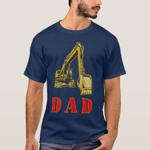 T-shirt Joyeuse fête des pères, papa constructeur d'équipe