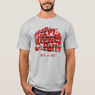 T-shirt Joyeuse Fête D'Halloween Pour Hommes Costume T-Shi