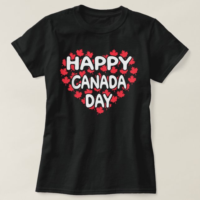 T-shirt Joyeuse fête du Canada Drôle canadien Drôle Canada (Design devant)