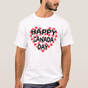 T-shirt Joyeuse fête du Canada Drôle de drapeau canadien F