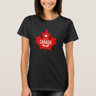 T-shirt Joyeuse fête du Canada - Feuille d'érable Canadian