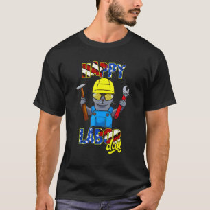 T-shirt Joyeuse fête du Travail Chat  Chat au travail