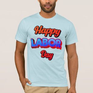 T-shirt Joyeuse fête du Travail – Concept de force et d'ap