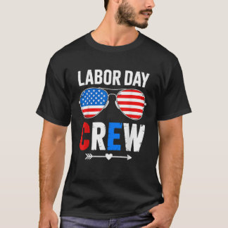 T-shirt Joyeuse Fête du Travail Équipage Patriote Joyeuse