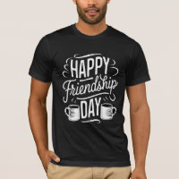 Joyeuse Journée d'amitié Meilleur design de T-shir