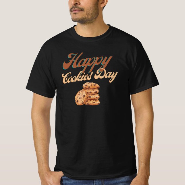 T-shirt Joyeuse Journée des cookies, Journée nationale des (Devant)