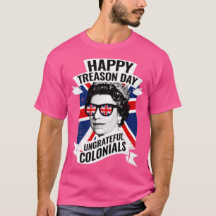 T-shirt Joyeuse Journée des Traisons Drôle Reine britanniq