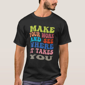 T-shirt Joyeuse Journée Dot, Colorful Retro International 