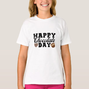 T-shirt Joyeuse journée du chocolat, Joyeuse de l'amoureux