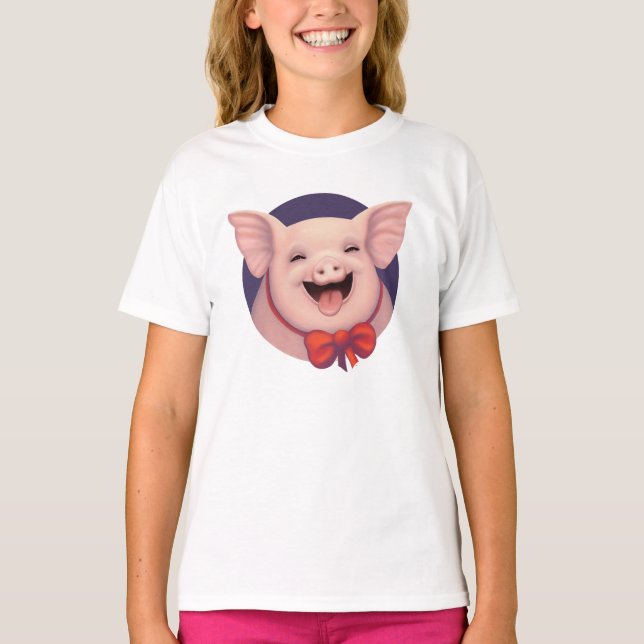 T-shirt Joyeuse Journée du Cochon ! (Devant)