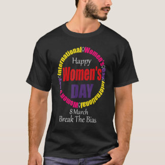 T-shirt Joyeuse Journée internationale des femmes 8 mars 2