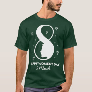 T-shirt Joyeuse Journée internationale des femmes 8 mars 2