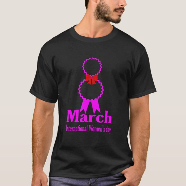 T-shirt Joyeuse Journée Internationale Des Femmes 8 Mars 2 (Devant)
