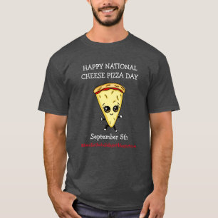 T-shirt Joyeuse journée nationale de la pizza au fromage 5