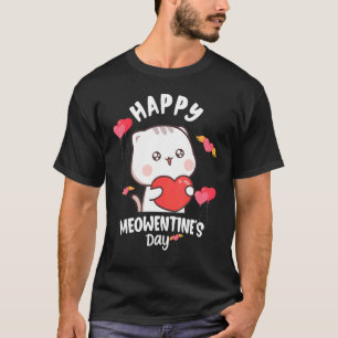 T-shirt Joyeuse Meowentine Saint-Valentin Chat Chaton Mign
