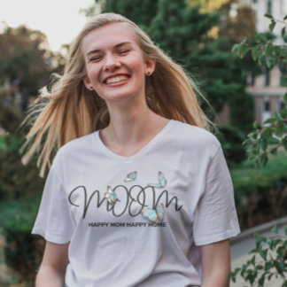 T-shirt joyeuse mère heureux chez elle