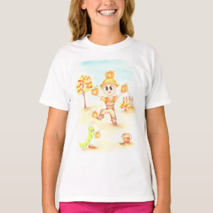 T-shirt Joyeuse moisson petit gingembre garçon