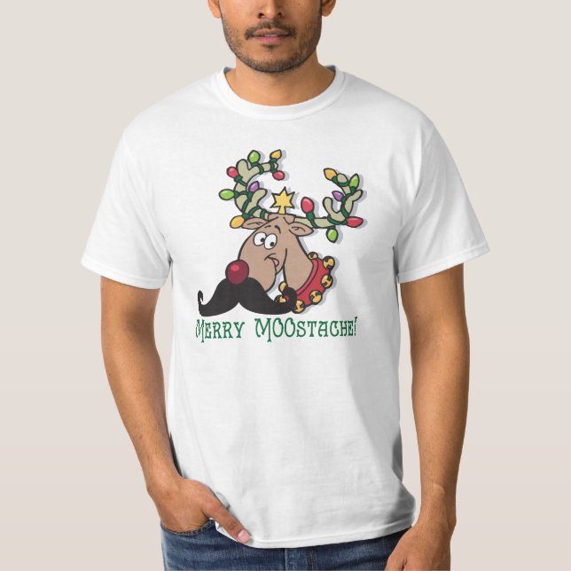 T-shirt Joyeuse Moustache (Devant)