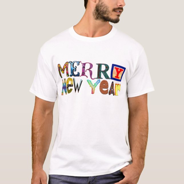 T-shirt Joyeuse nouvelle année (Devant)