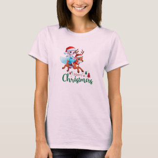 T-shirt Joyeuse reine de Noël et chère chemise design