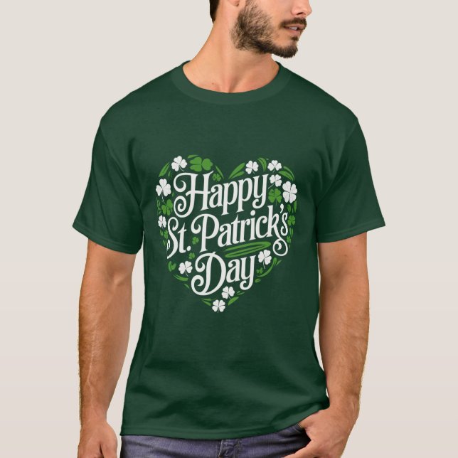 T-shirt Joyeuse Saint-Patrick  (Devant)