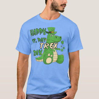 T-shirt Joyeuse Saint Patrick avec motifs de dinosaures