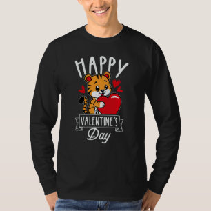 T-shirt Joyeuse Saint-Valentin Roses Soirée Fleurs Amour