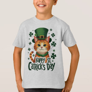 T-shirt Joyeuse St. Catrick’s Day - Chat Of St. Patrick’s