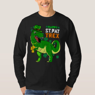 T-shirt Joyeuse St Pat Trex Day Saint Patrick Dinosaure Ga