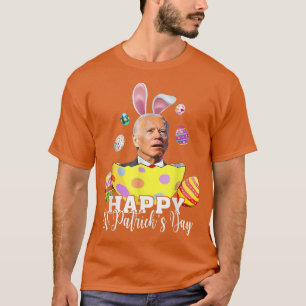 T-shirt Joyeuse St Patrick Day Drôle Joe Biden Pâques Vaca