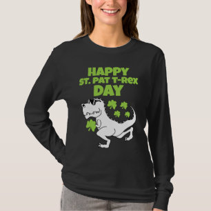 T-shirt Joyeuse St Patrick T Rex Jour Femmes Hommes Garçon