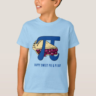 T-shirt Joyeuse tarte aux cerises PI DAY unisex
