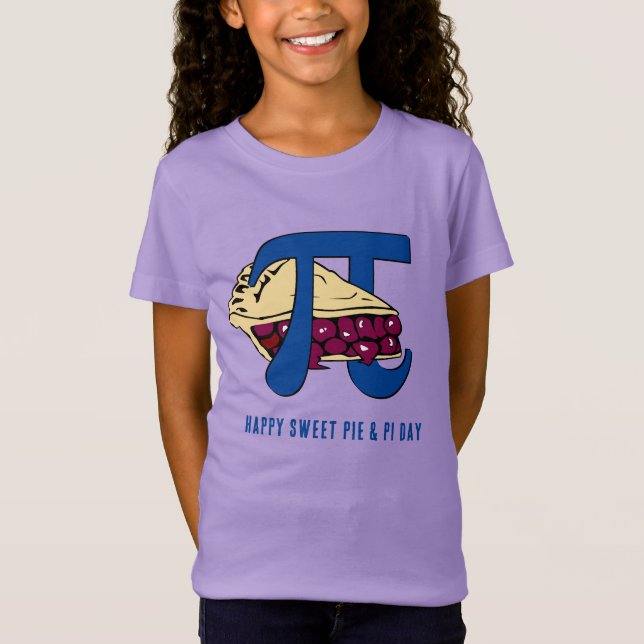 T-Shirt Joyeuse tarte aux cerises PI JOUR Enfants (Devant)