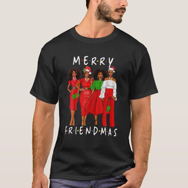 T-shirt Joyeuses amies afro-noires femmes africaines Fière (Devant)