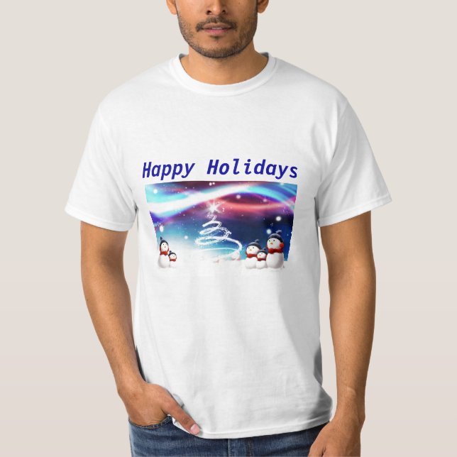 T-shirt Joyeuses fêtes (Devant)