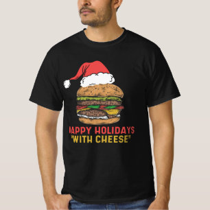 T-shirt Joyeuses fêtes avec la chemise de fromage Noël 2