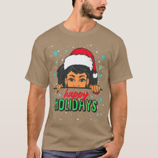 T-shirt Joyeuses fêtes de Noël Pyjama laide de Noël Sweate