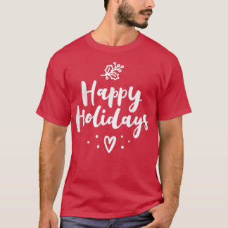 T-shirt Joyeuses fêtes Noël et Nouvel An