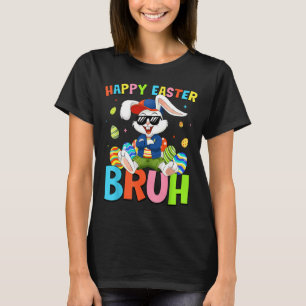 T-shirt Joyeuses Pâques Bruh Bunny pour enfants garçons fi