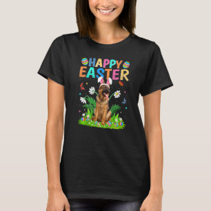 T-shirt Joyeuses Pâques Drôle de chien de berger allemand