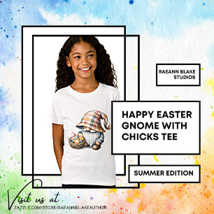 T-shirt Joyeuses Pâques Gnome avec poussins