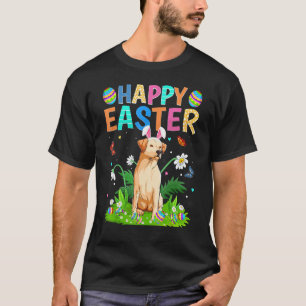 T-shirt Joyeuses Pâques Labrador Retriever drôle de chien
