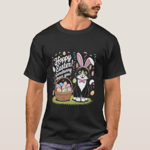 T-shirt Joyeuses Pâques Somebunny Vous Aime Joli Chat Lapi