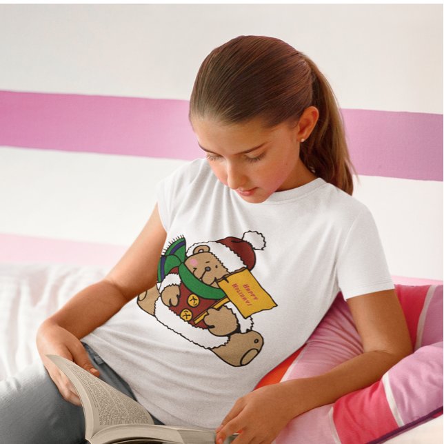 T-shirt Joyeuses vacances Ours de Noël (Créateur téléchargé)