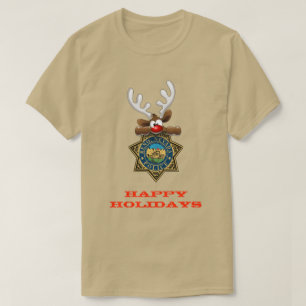 T-shirt Joyeuses vacances Reno Nevada police