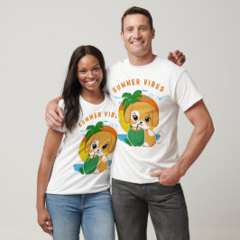 T-shirt Joyeuses vacances Vibes d'été