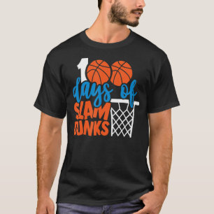 T-shirt Joyeux 100 Jours D'École 100 Jours De Slam Dunks B