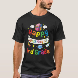 T-shirt Joyeux 100 jours d'école 100e jour de troisième an